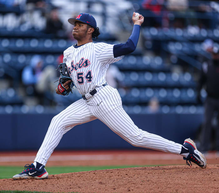 Ole Miss Rebels LHP Austin Simmons